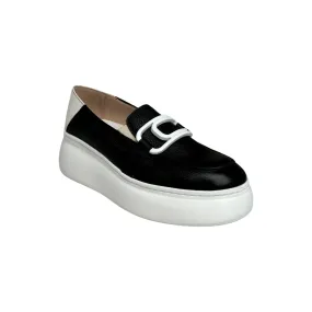 A2641 Black Flatform Loafer