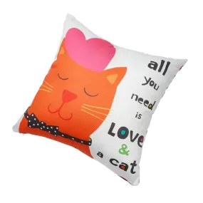 Accent Pillow | All You Need is Love and A Cat