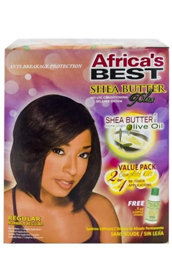 Africa's Best Shea Butter Plus Relaxer Value Pack Regular