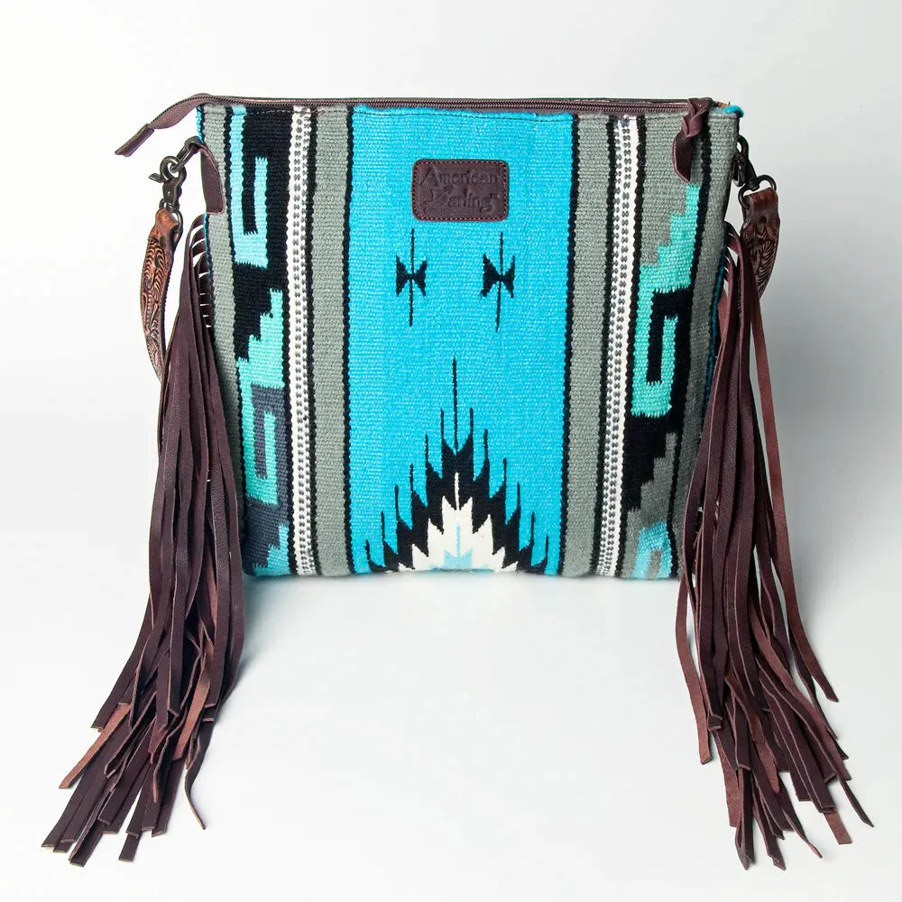 American Darling Blue Aztec Purse