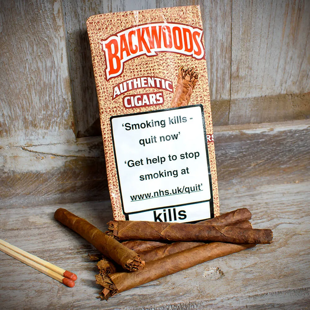 Backwoods Authentic (Aromatic) Cigars - 5 Pack