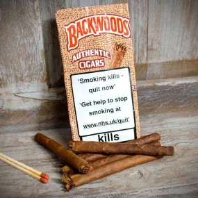 Backwoods Authentic (Aromatic) Cigars - 5 Pack