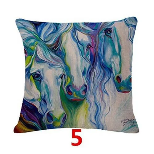 Beautiful pillow cases for horse lovers