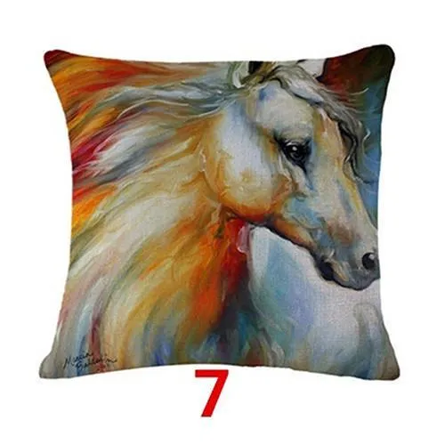 Beautiful pillow cases for horse lovers