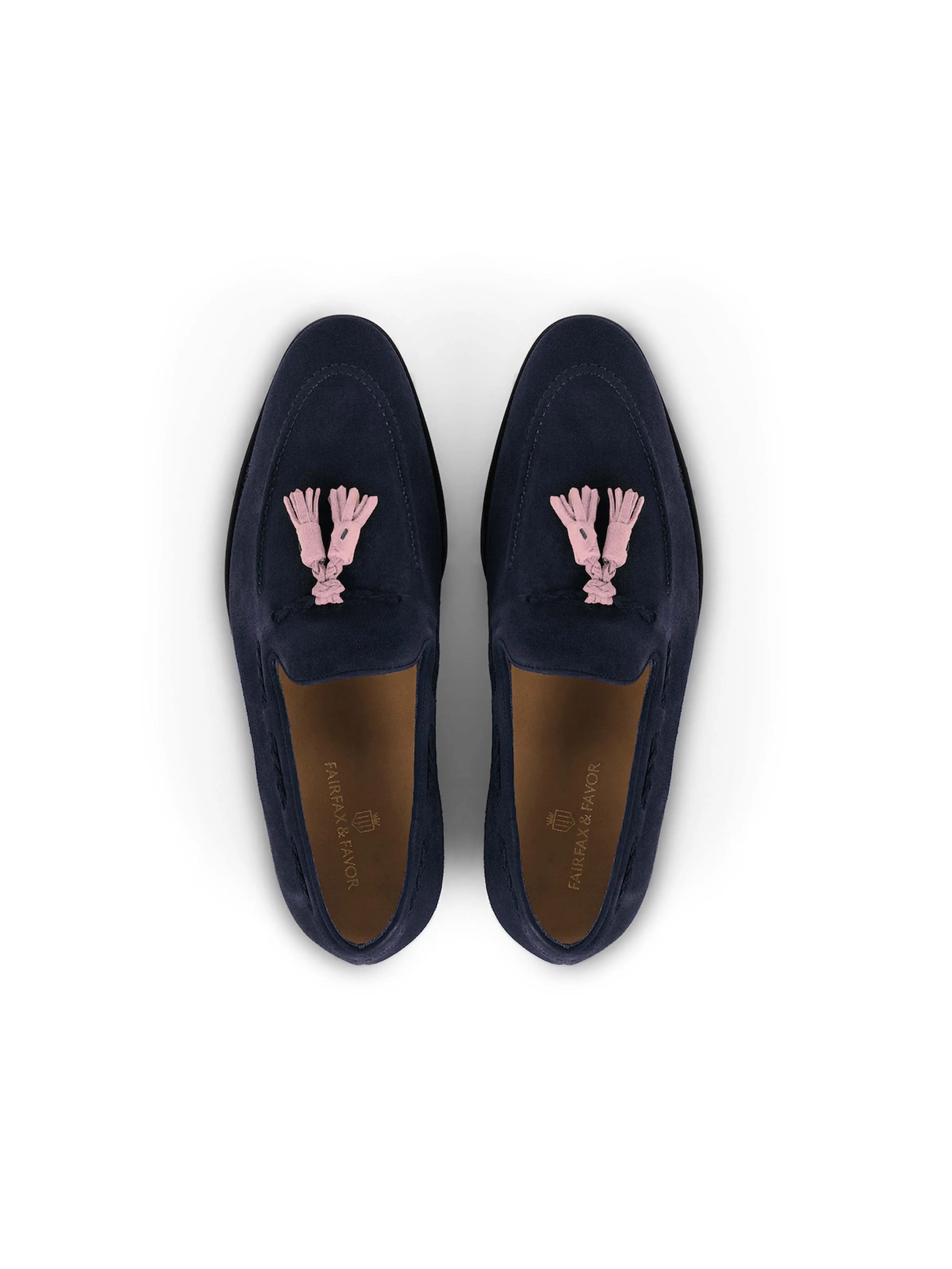 Bedingfeld II - Navy & Pink Suede