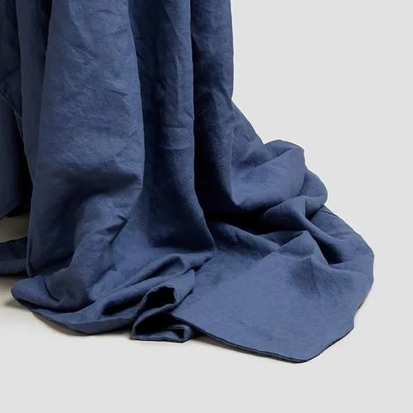 Blueberry 100% Linen Duvet Cover