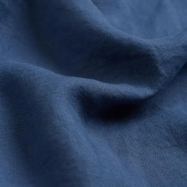 Blueberry 100% Linen Flat Sheet