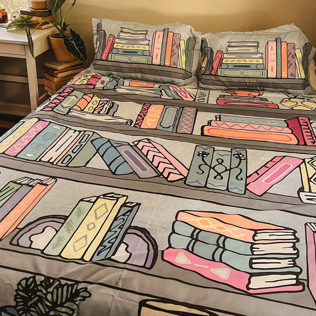 Bookshelf Duvet Cover