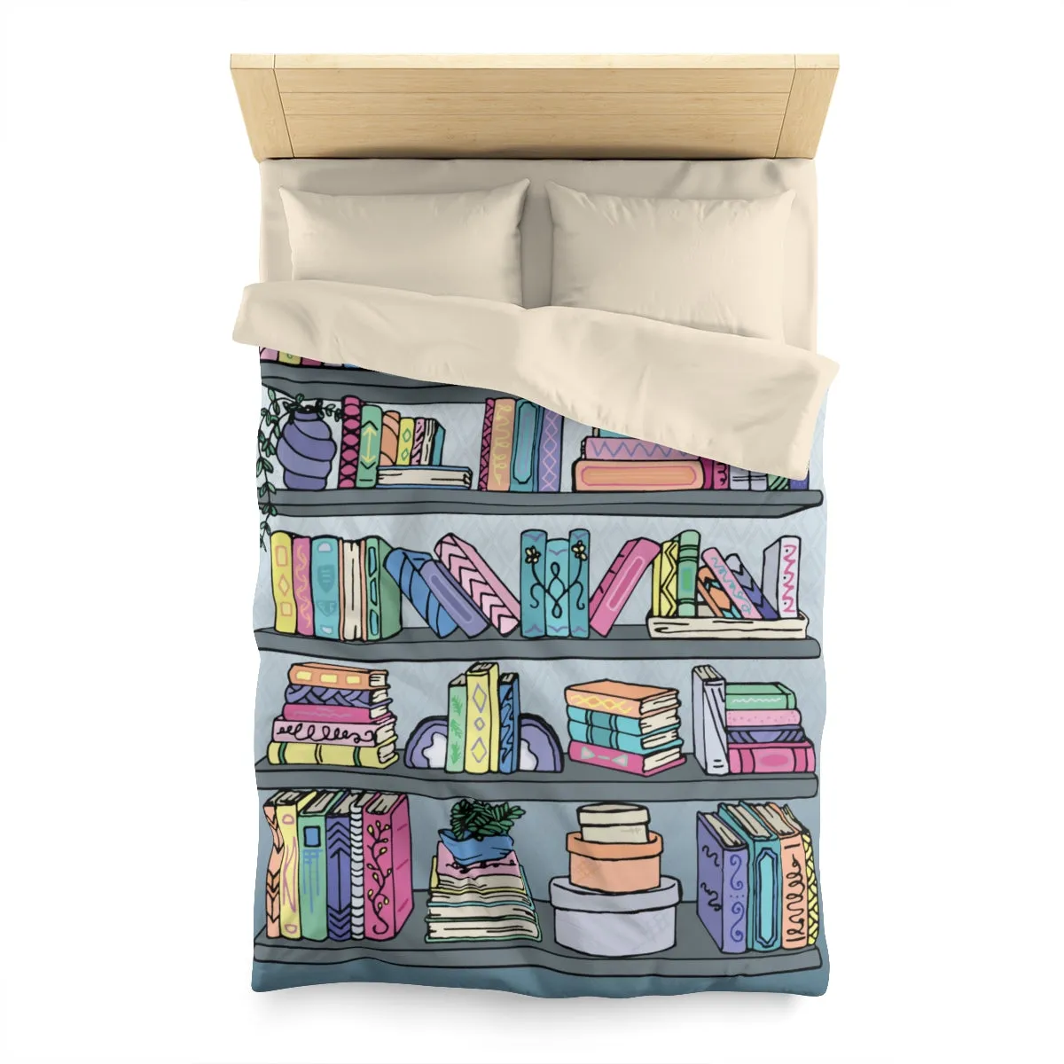 Bookshelf Duvet Cover