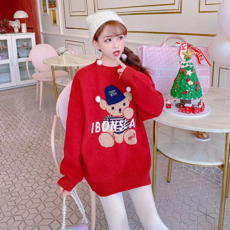 christmas cartoon sweater  PL52510