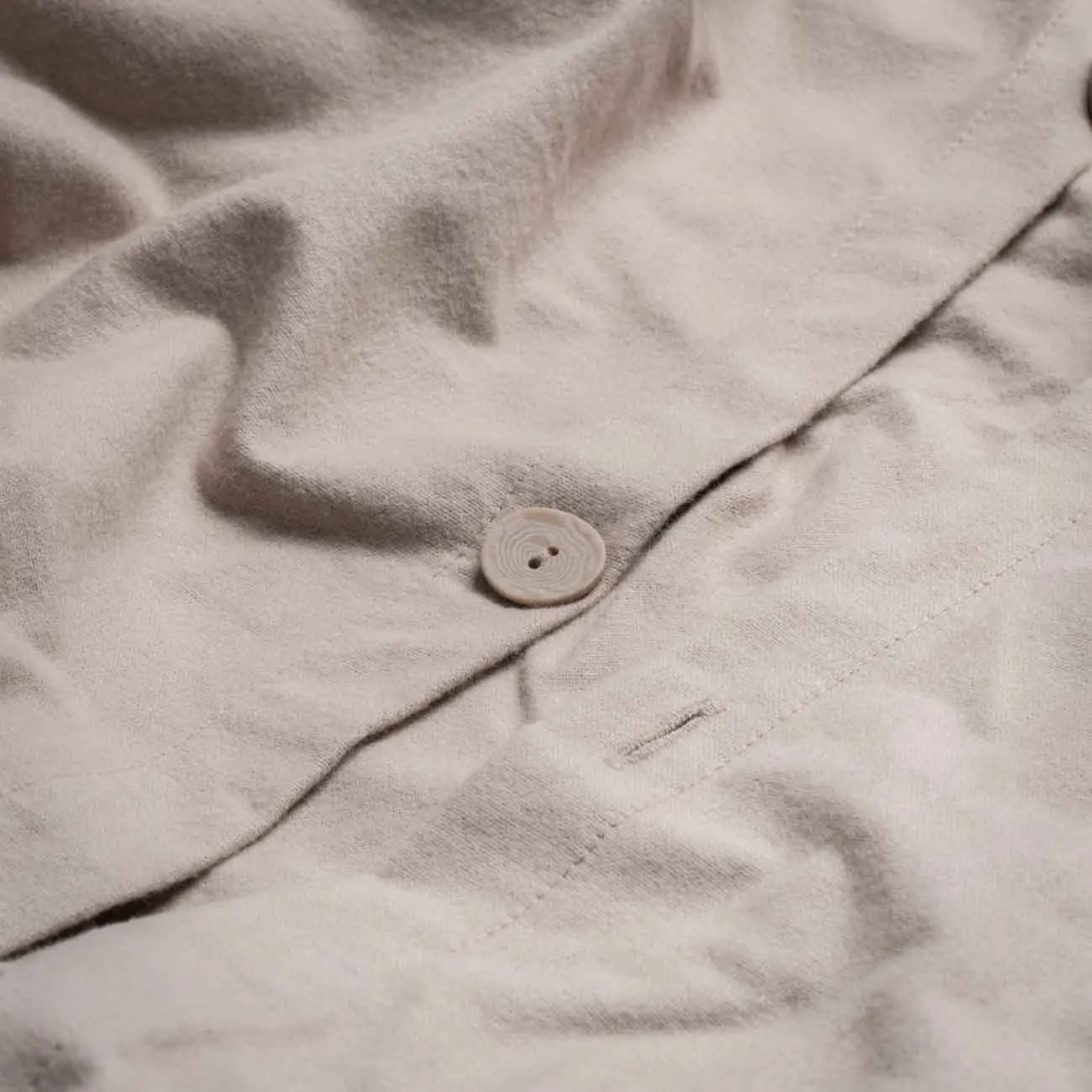 Clay Brushed Cotton Duvet Cover