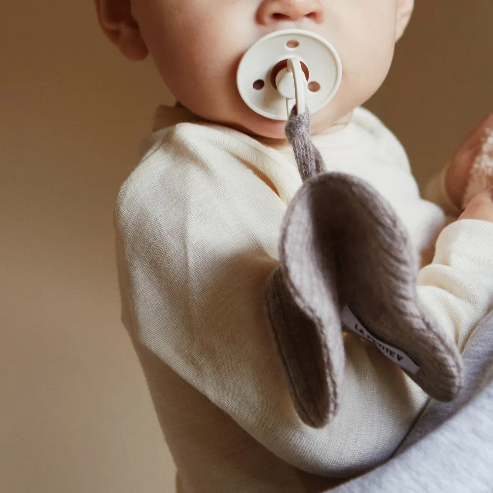 Cloud pacifier holder - Wool & cashmere