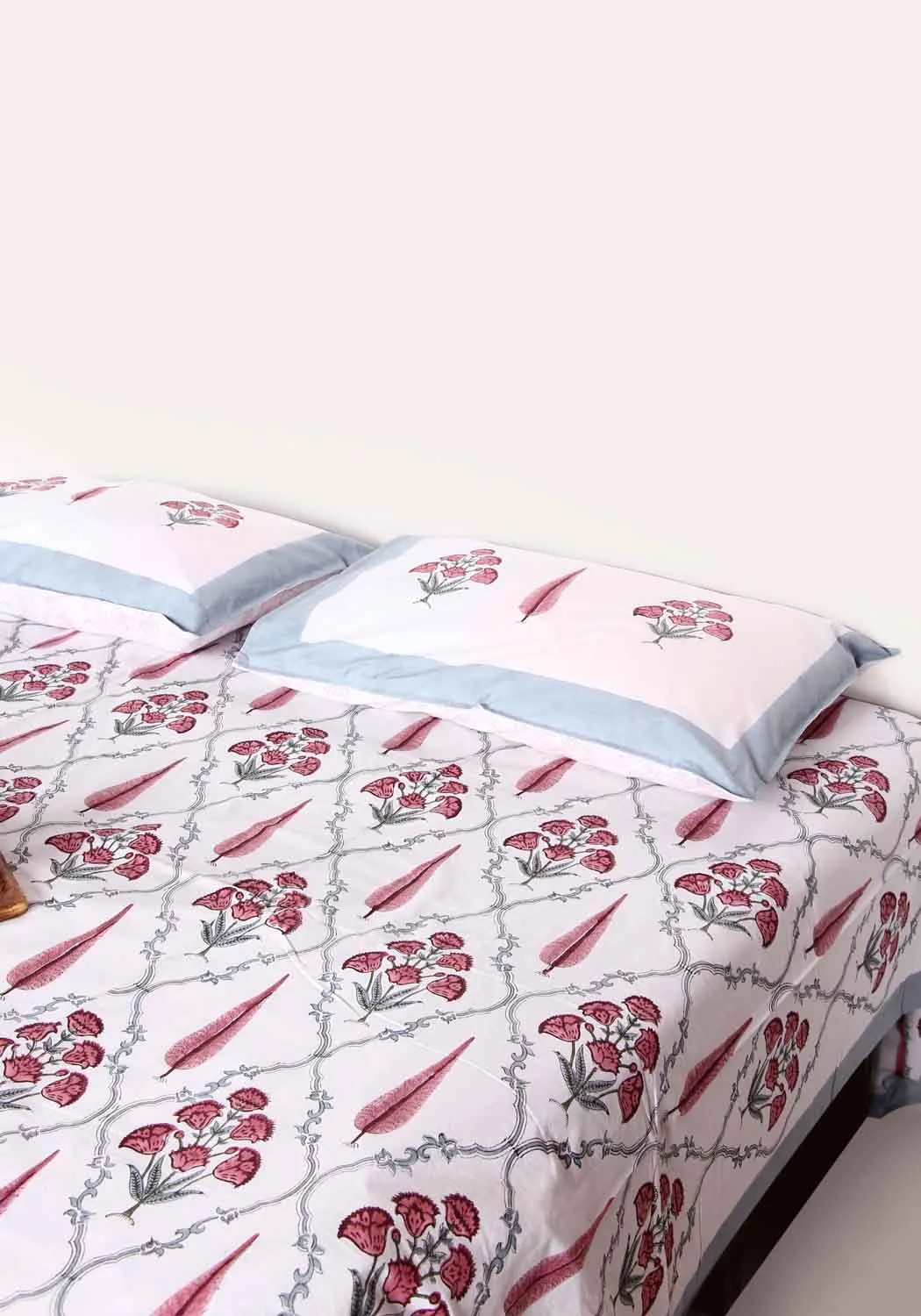 Comfy Quest Premium Cotton Hand Block Print Bedsheet