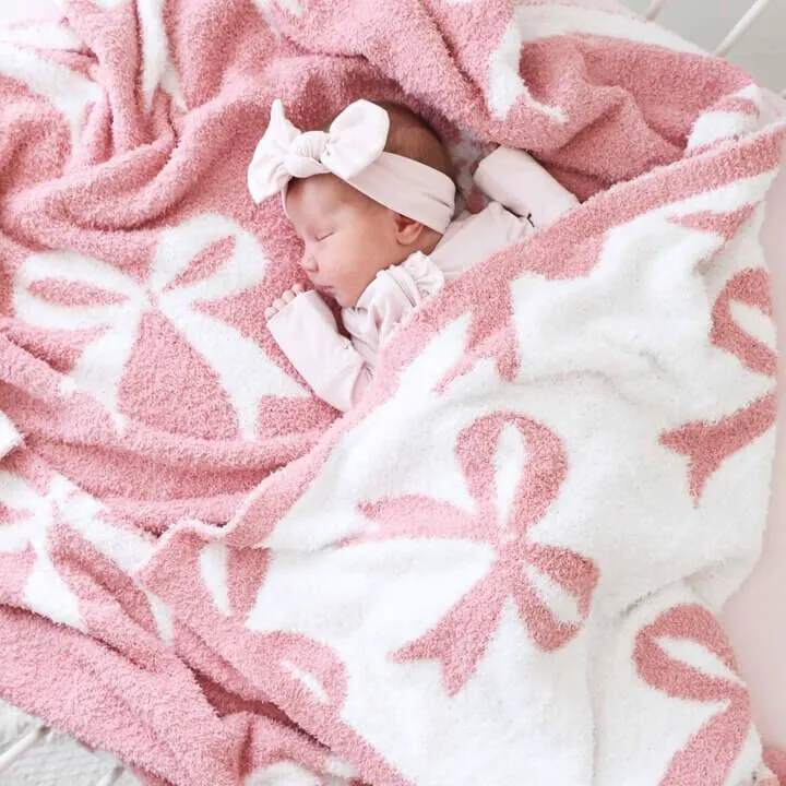 CuddleLane™ Luxe Blankets | Bows*