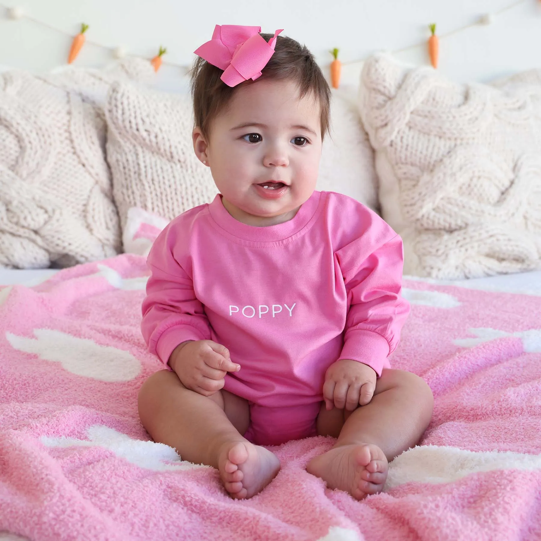 CuddleLane™ Luxe Blankets | Pink Bunnies