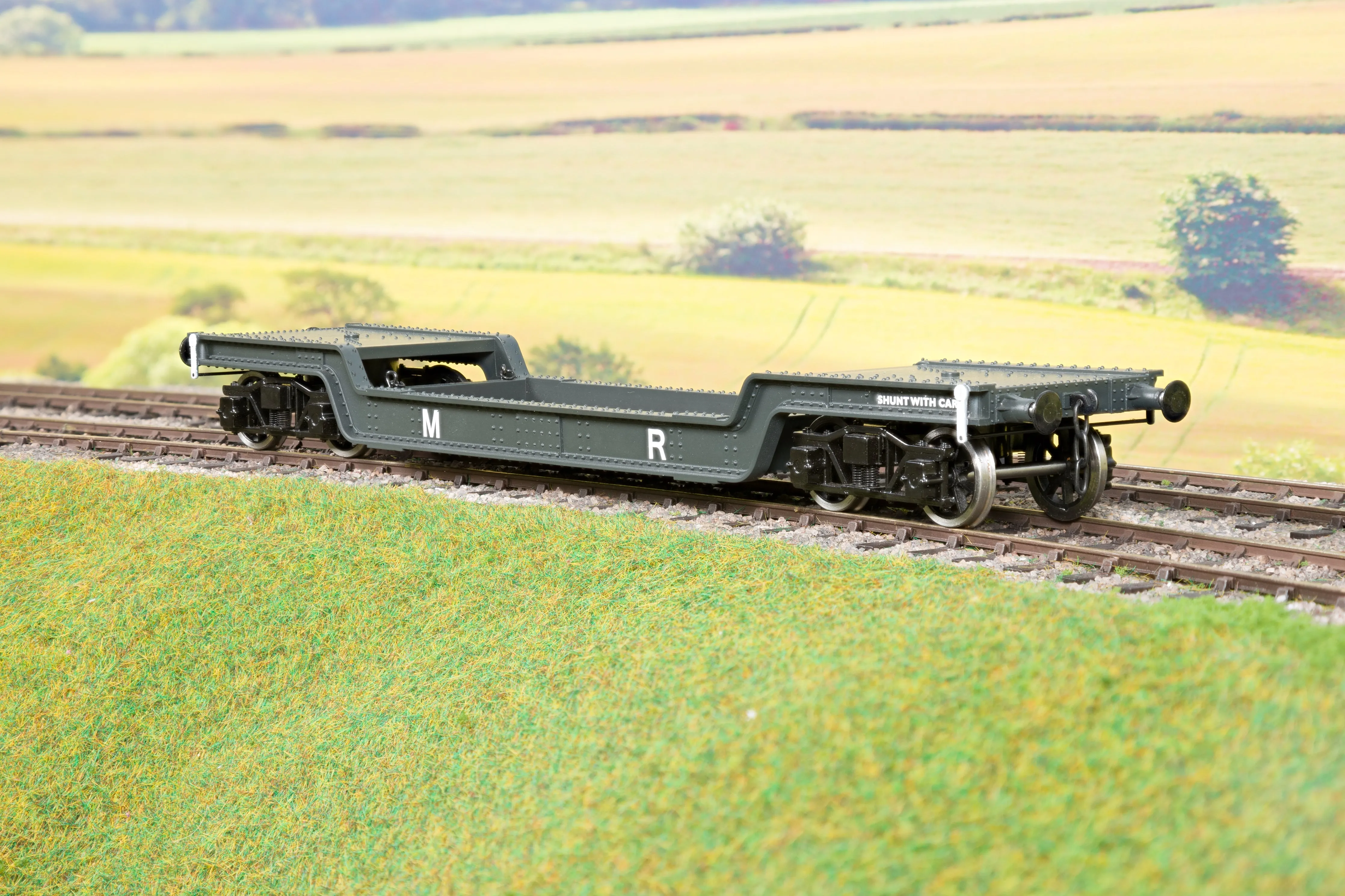 Darstaed D32-8 7mm Finescale O Gauge 45 Ton Bogie Well Wagon Midland Railway