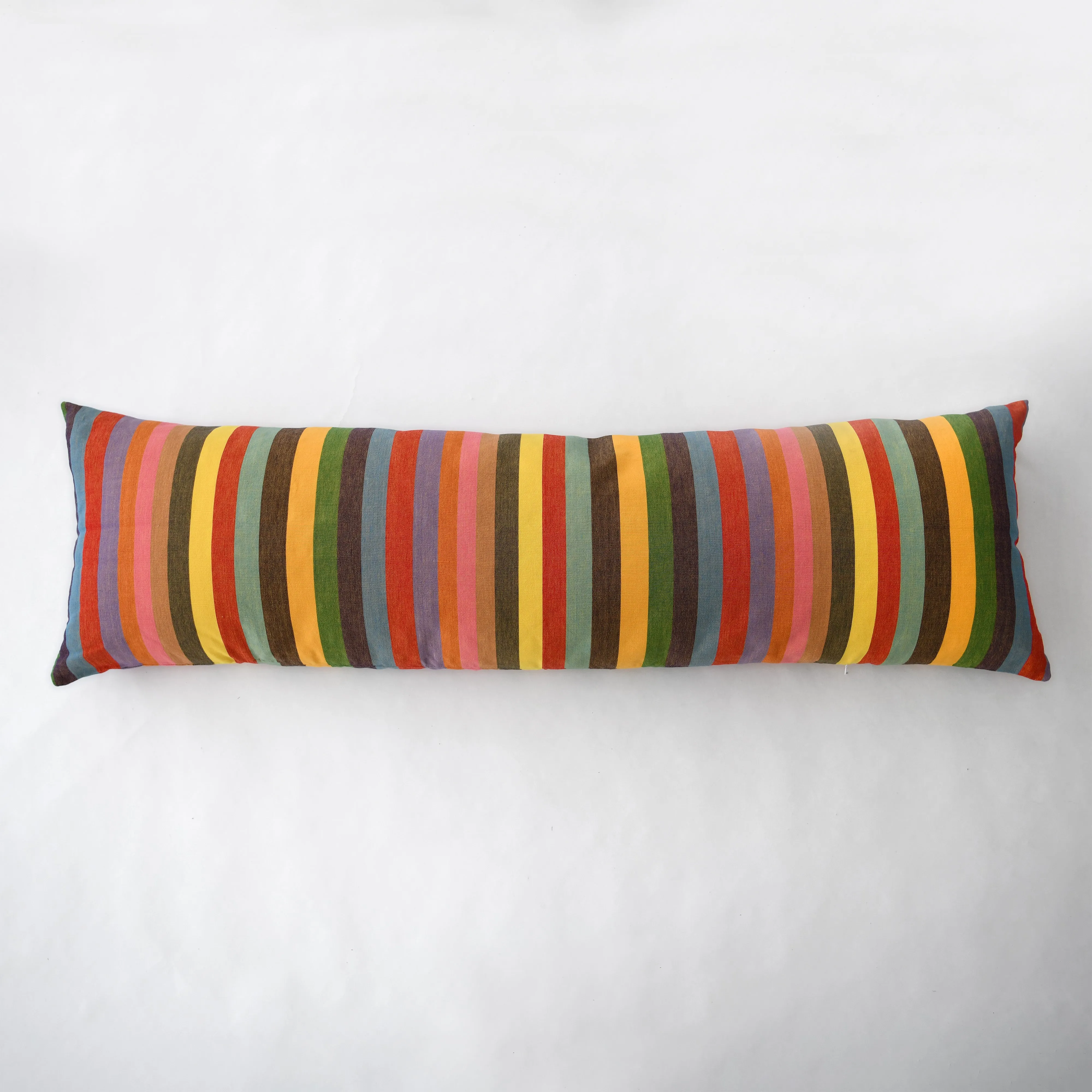 Fiesta Stripe Cotton Bolster Pillow - 18" x 58"