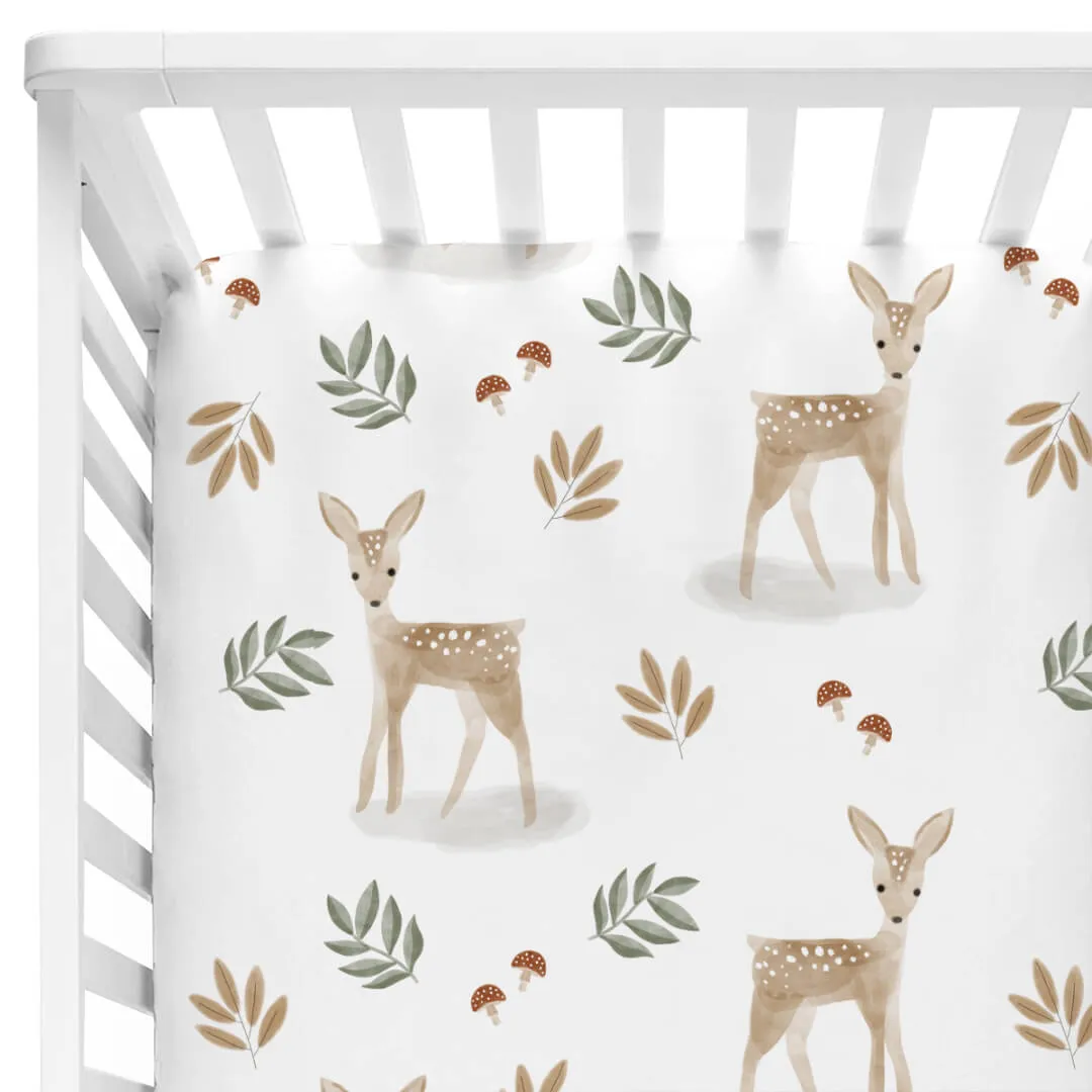 Finley's Fawn Crib Sheet