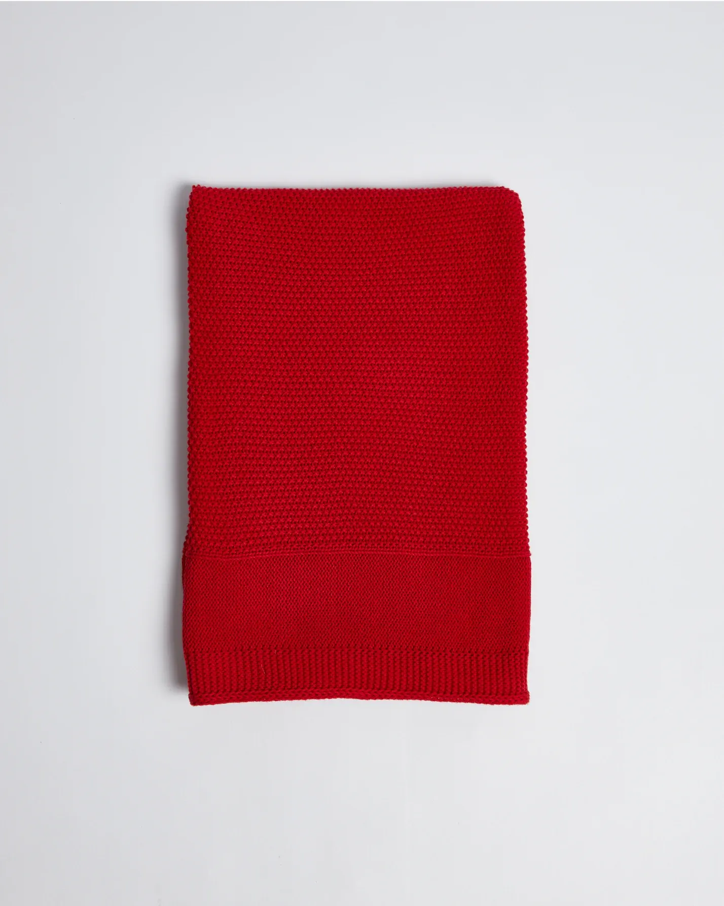 Foxford Cellular Cotton Baby Blanket - Red