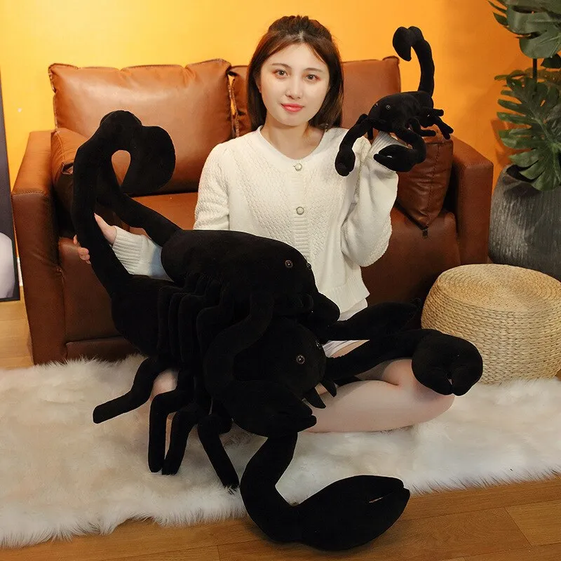 Giant Black Scorpion Plush Stuffed Toy