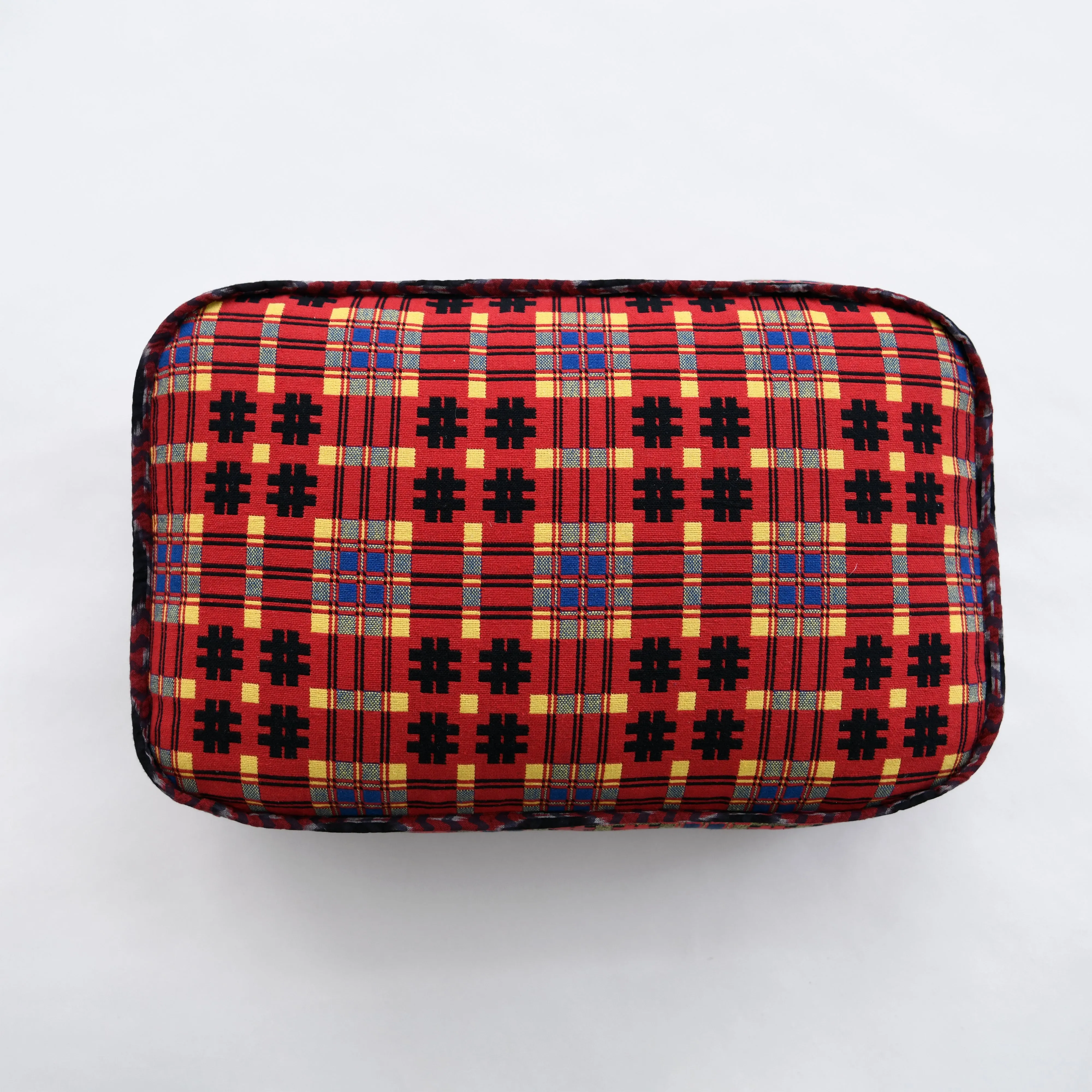 Gregory Parkinson 18" x 24"  Pillow - Rouge Plaid