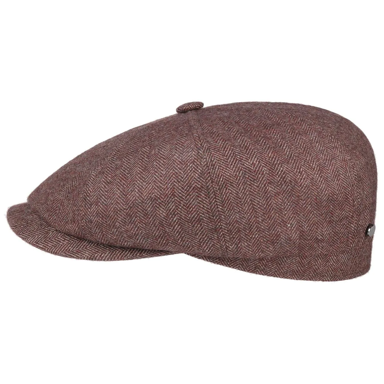 Hatteras Cashmere Silk Newsboy Cap by Stetson