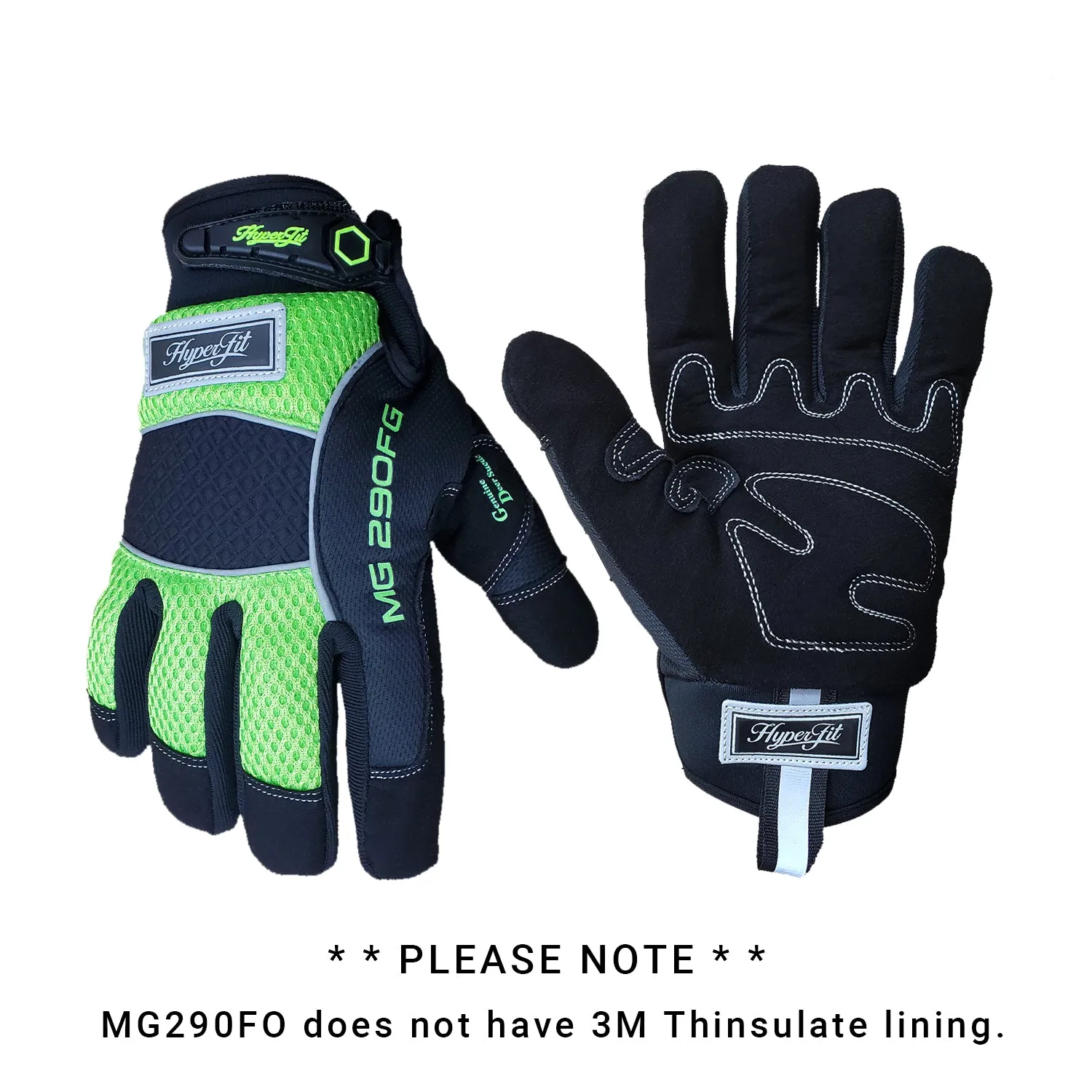 HYPERFIT- Industrial Warmth Gloves GREEN