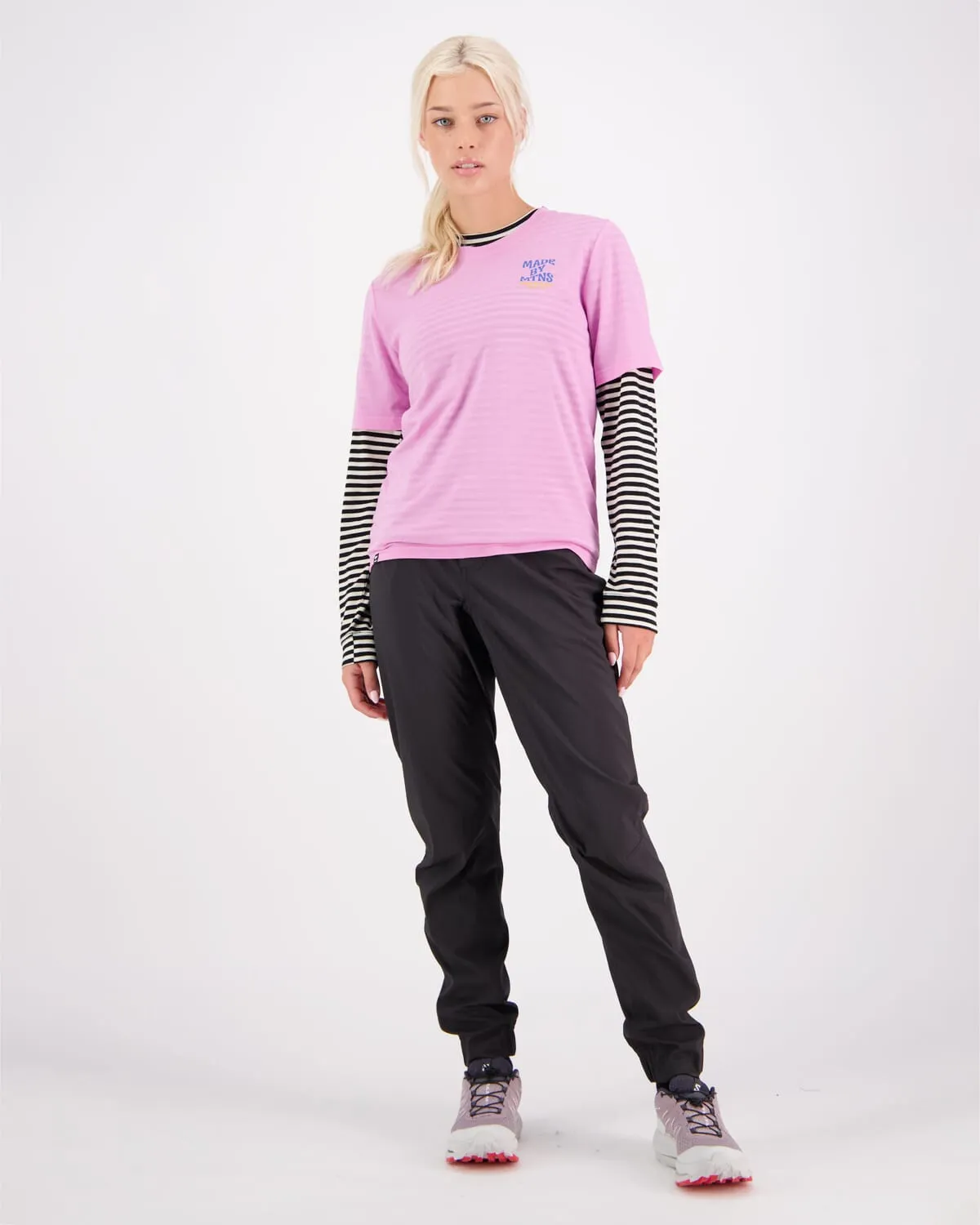 Icon Merino T-Shirt - Pop Pink