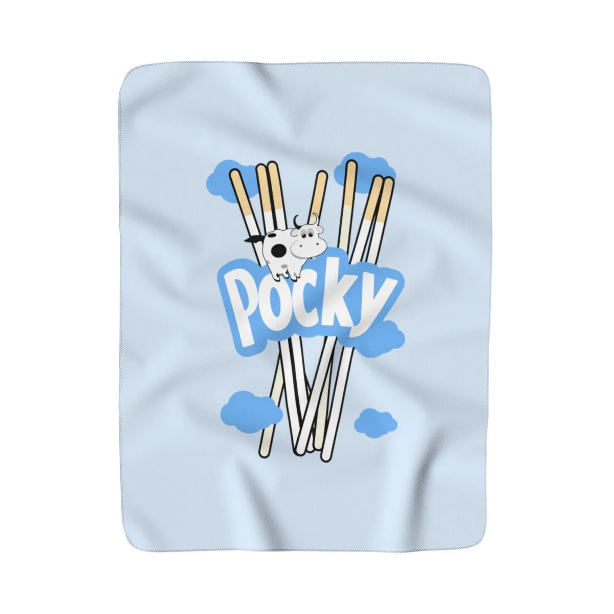 KAWAII POCKY MILK KOKO -  Fleece Blanket