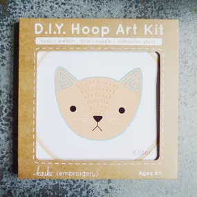 Kiriki Press Hoop Art Kit - Kitten