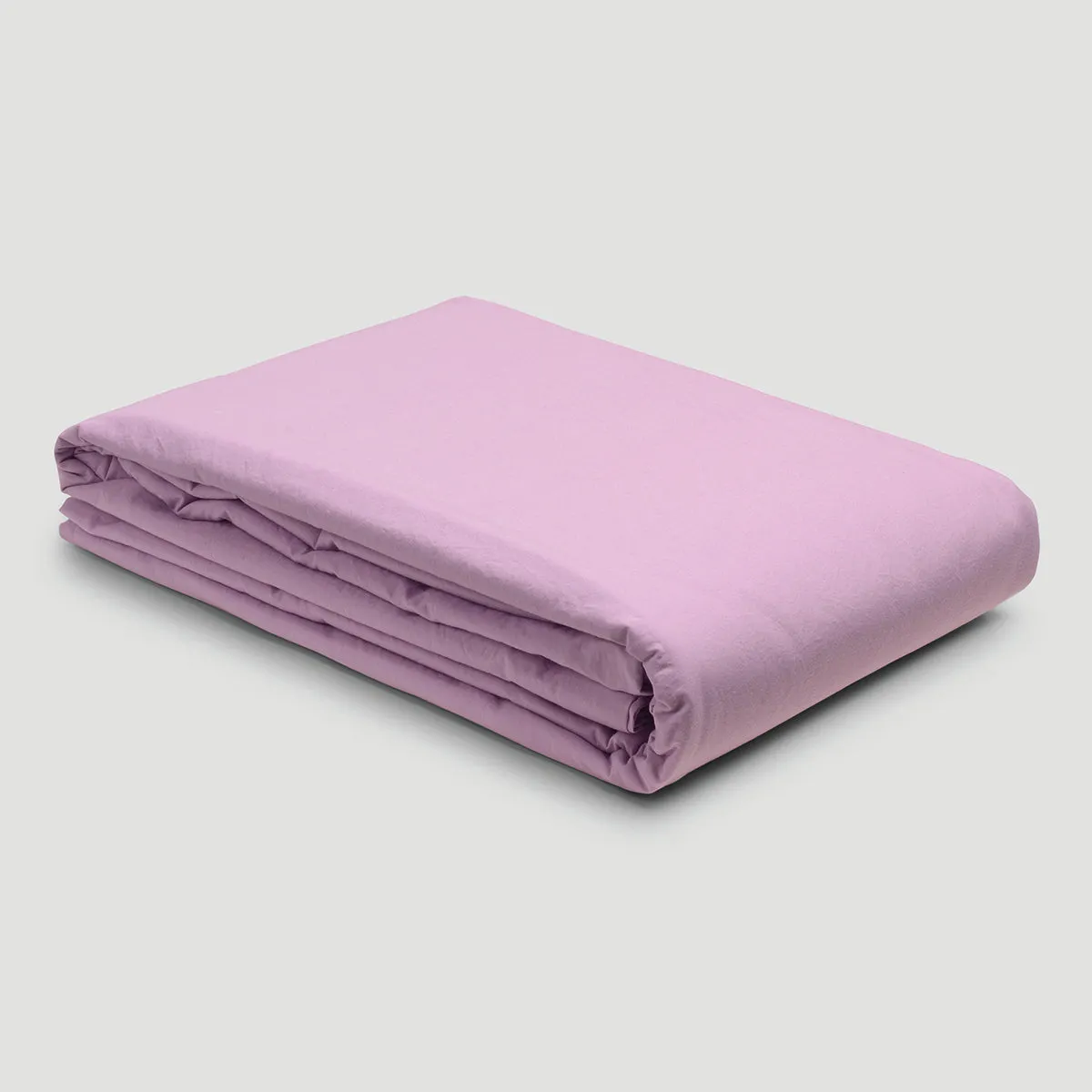 Lavender Washed Cotton Percale Duvet Cover