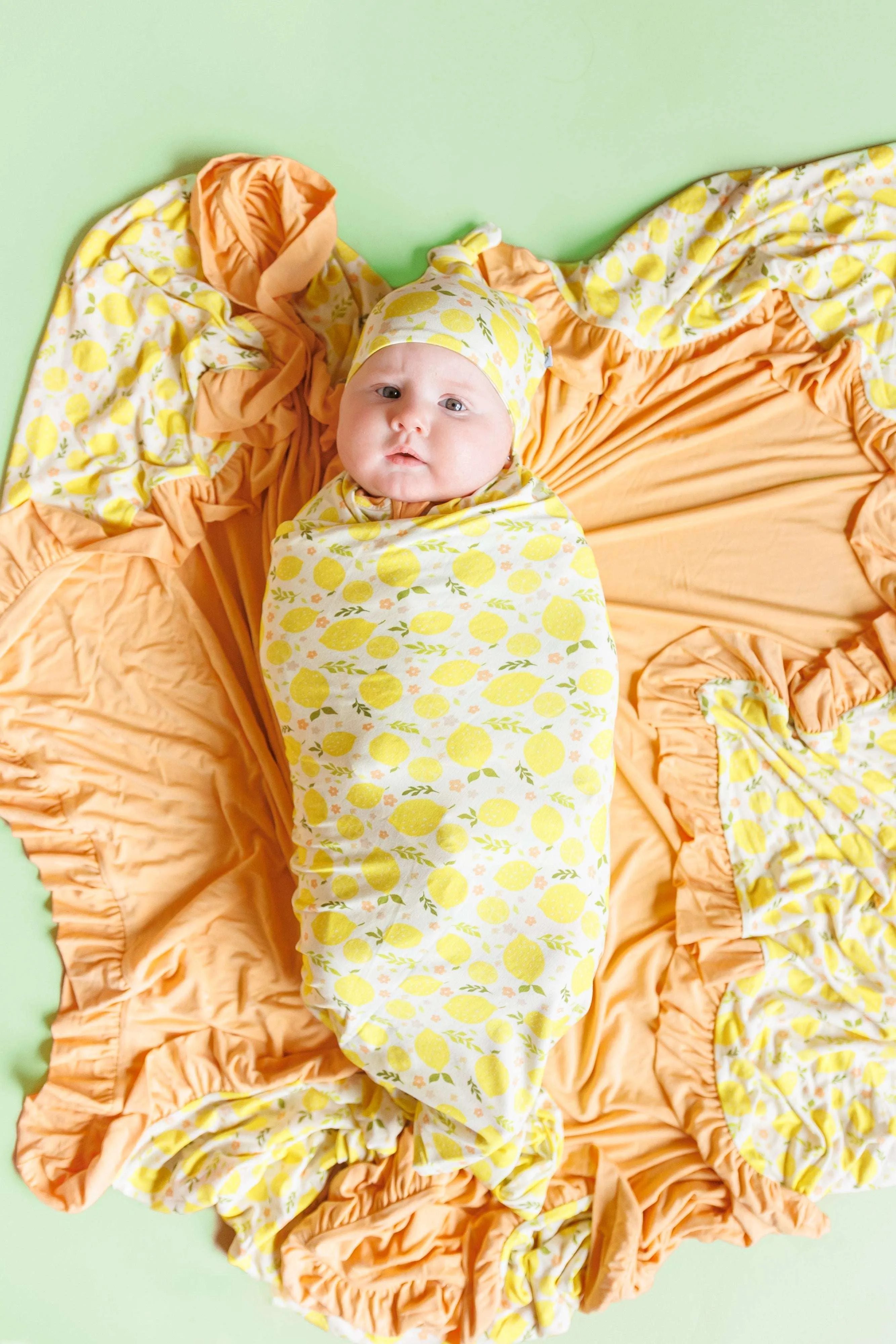 Lemon Blossoms Dream Blanket