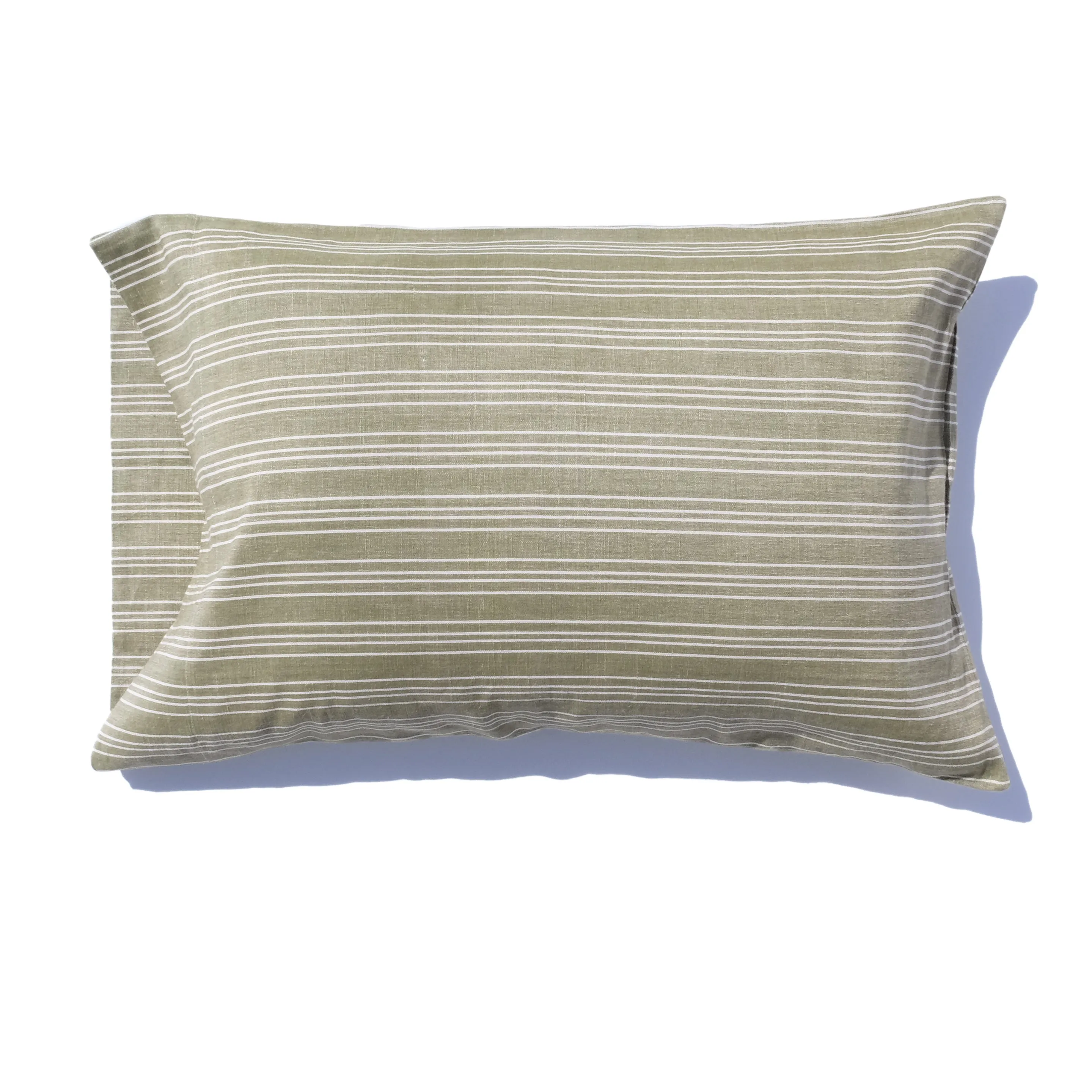 Linen and Cotton Small Ticking Pillowcase