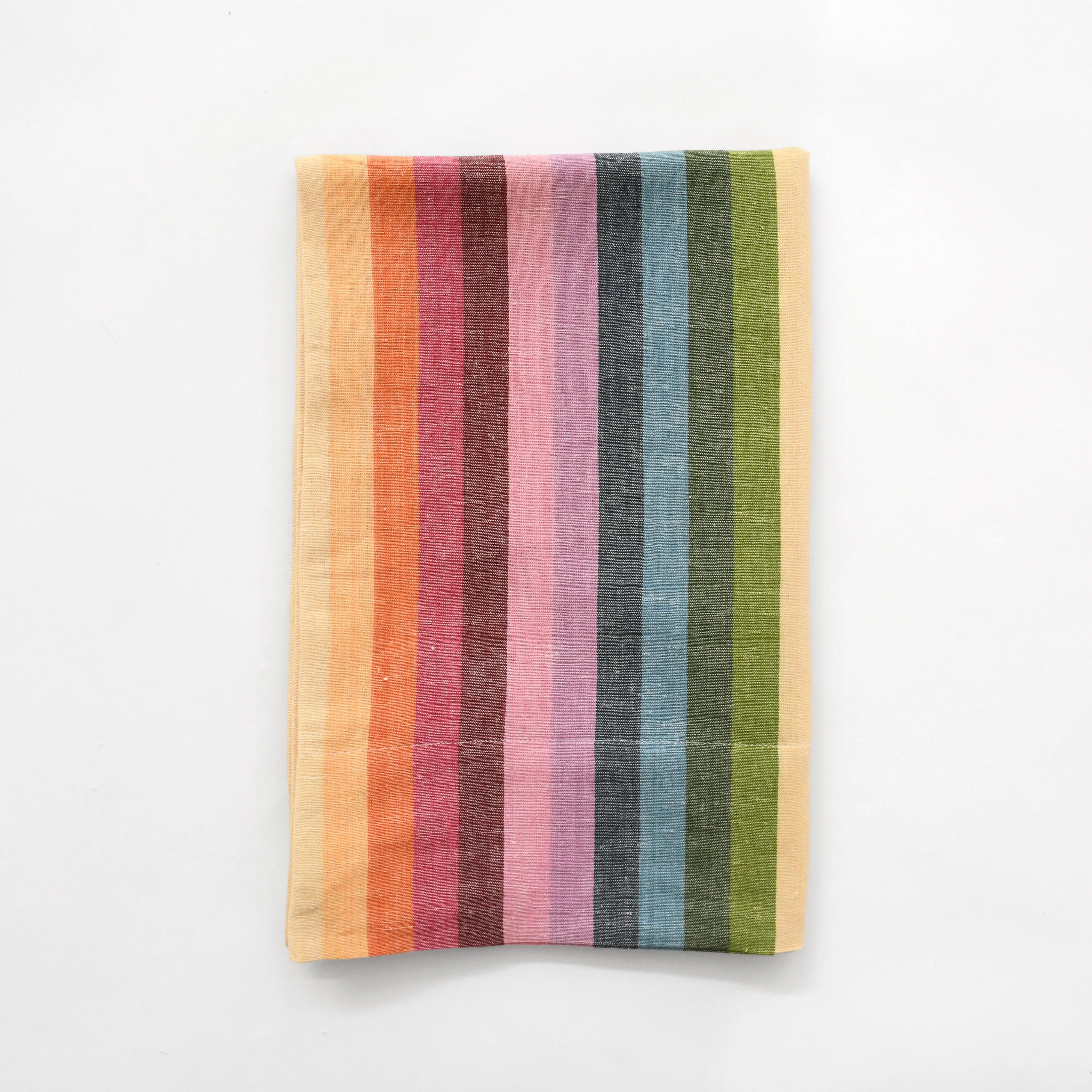 Linen   Cotton Prism Stripe Pillowcase