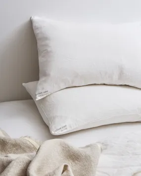 Linen Pillowcases: White