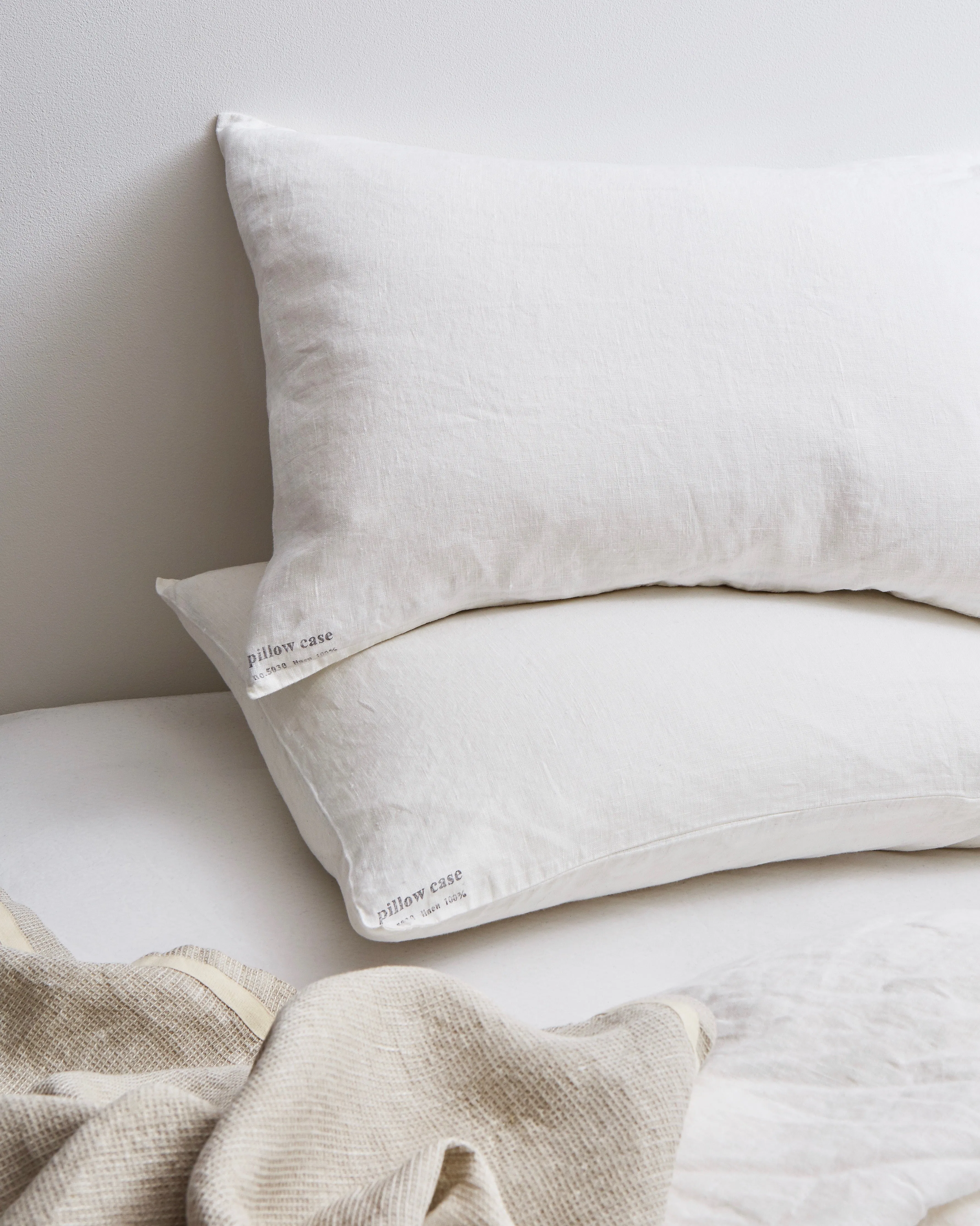 Linen Pillowcases: White