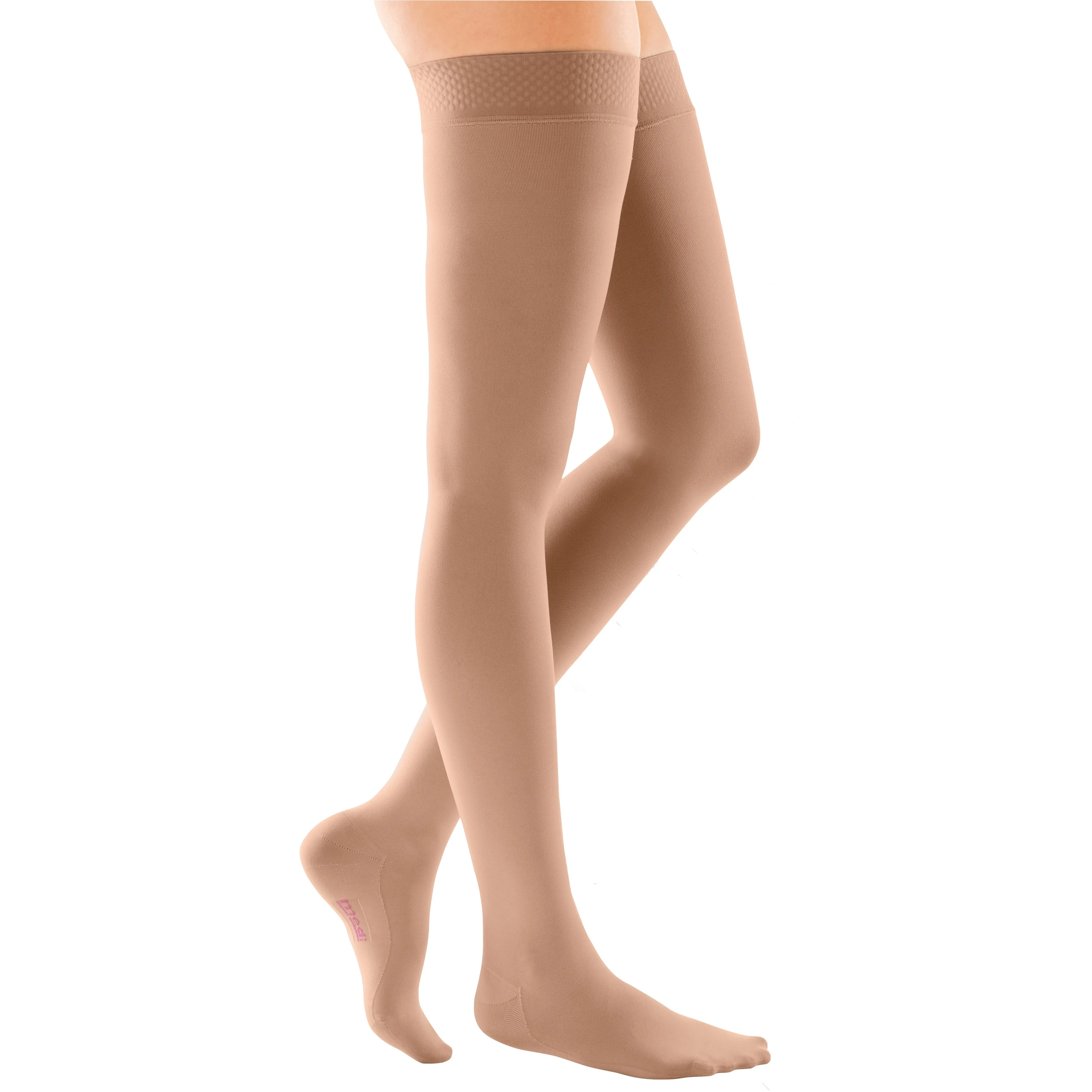 Mediven Comfort Thigh High 15-20 mmHg w/ Silicone Beaded Top Band