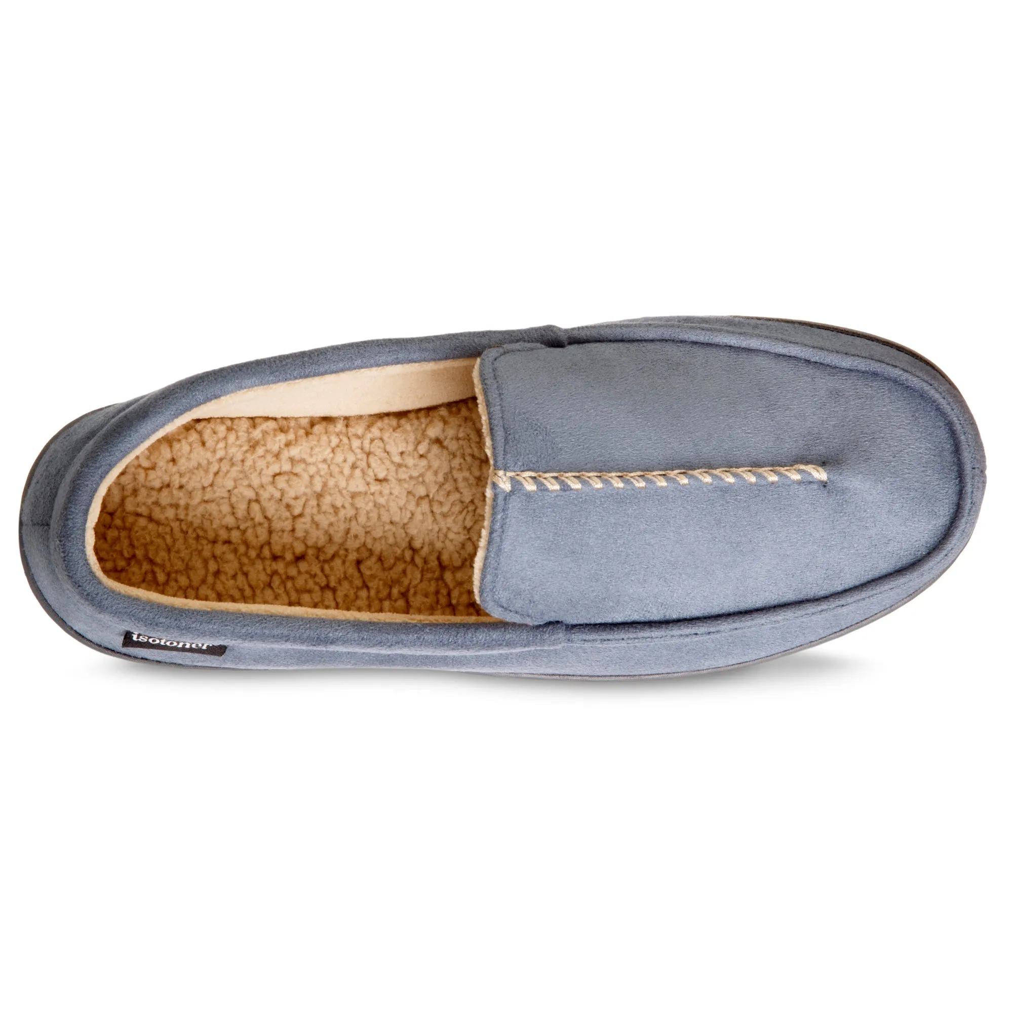 Men's Advanced Memory Foam Microsuede Liam Moccasin Slippers