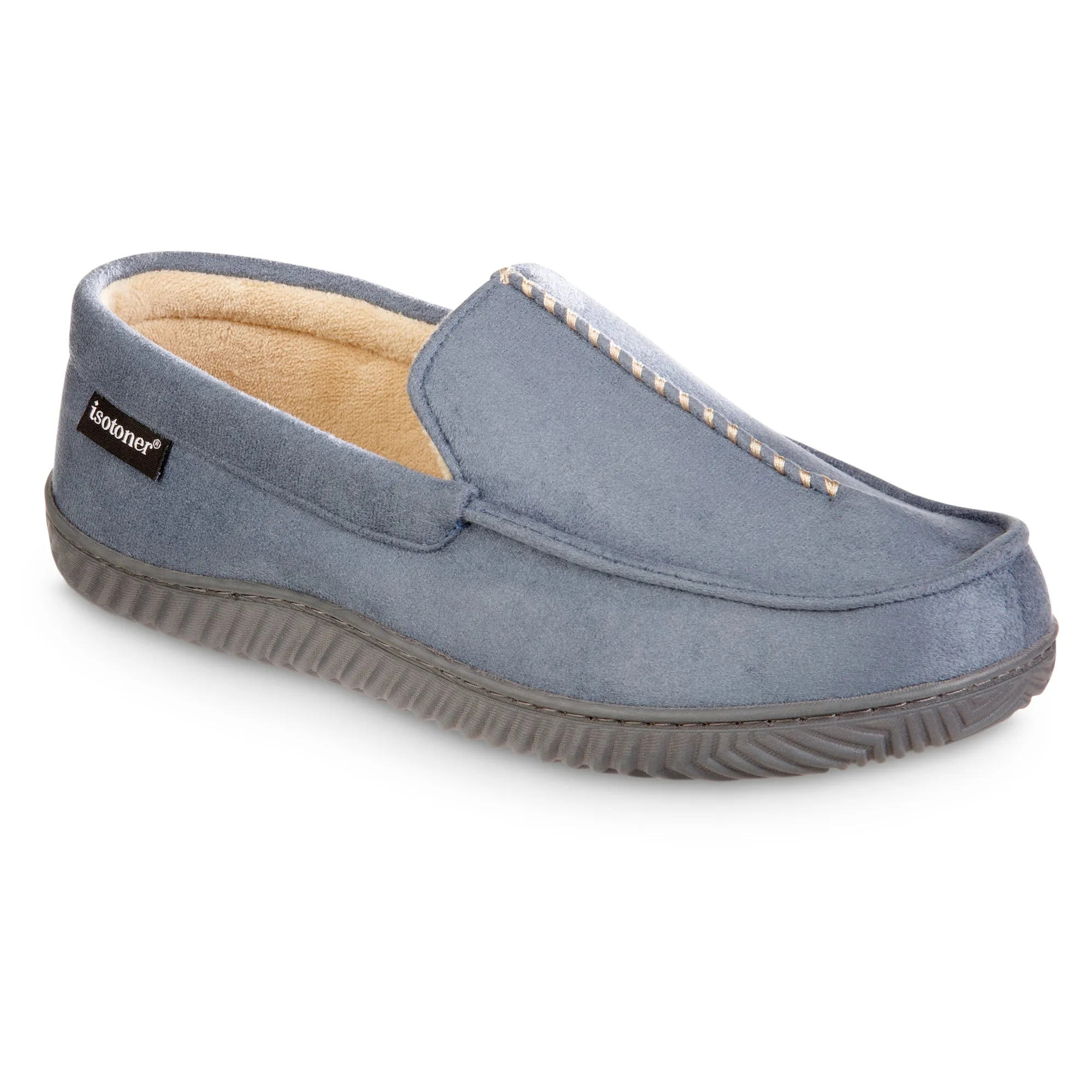 Men's Advanced Memory Foam Microsuede Liam Moccasin Slippers