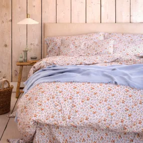 Milk Cottage Floral Cotton Duvet Cover