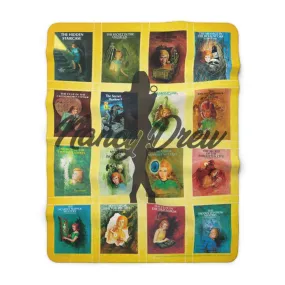 Nancy Drew Sherpa Fleece Book Blanket