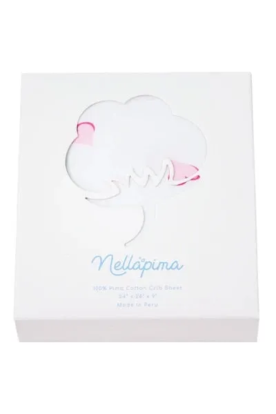 NELLAPIMA~ Heart print crib sheet