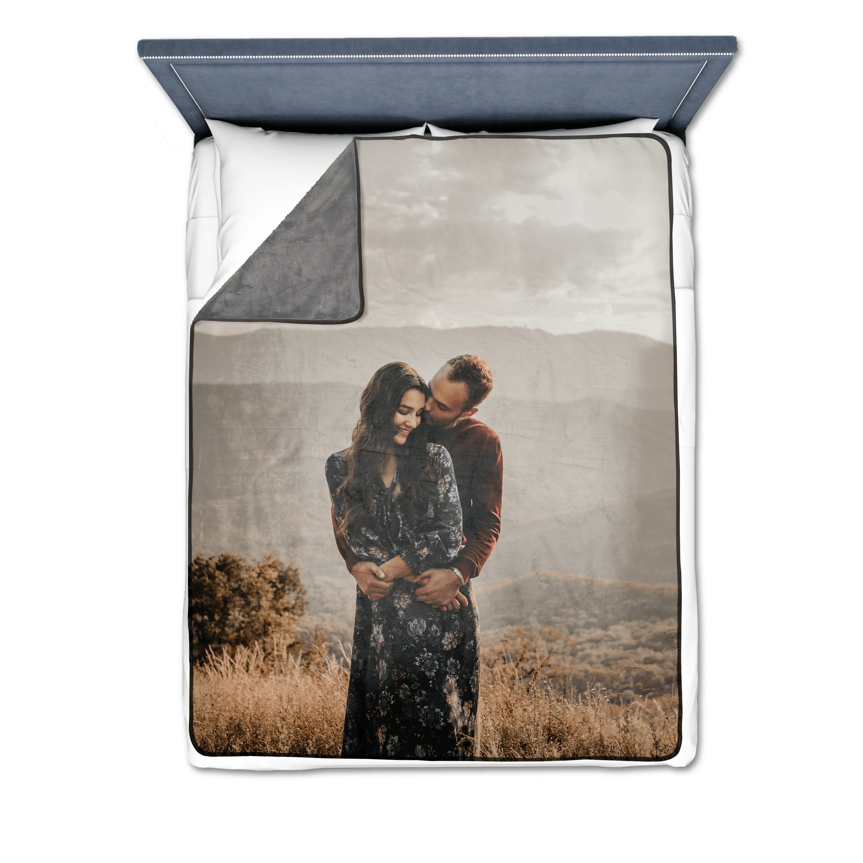 Nine Photos Gallery Premium Fleece Photo Blanket