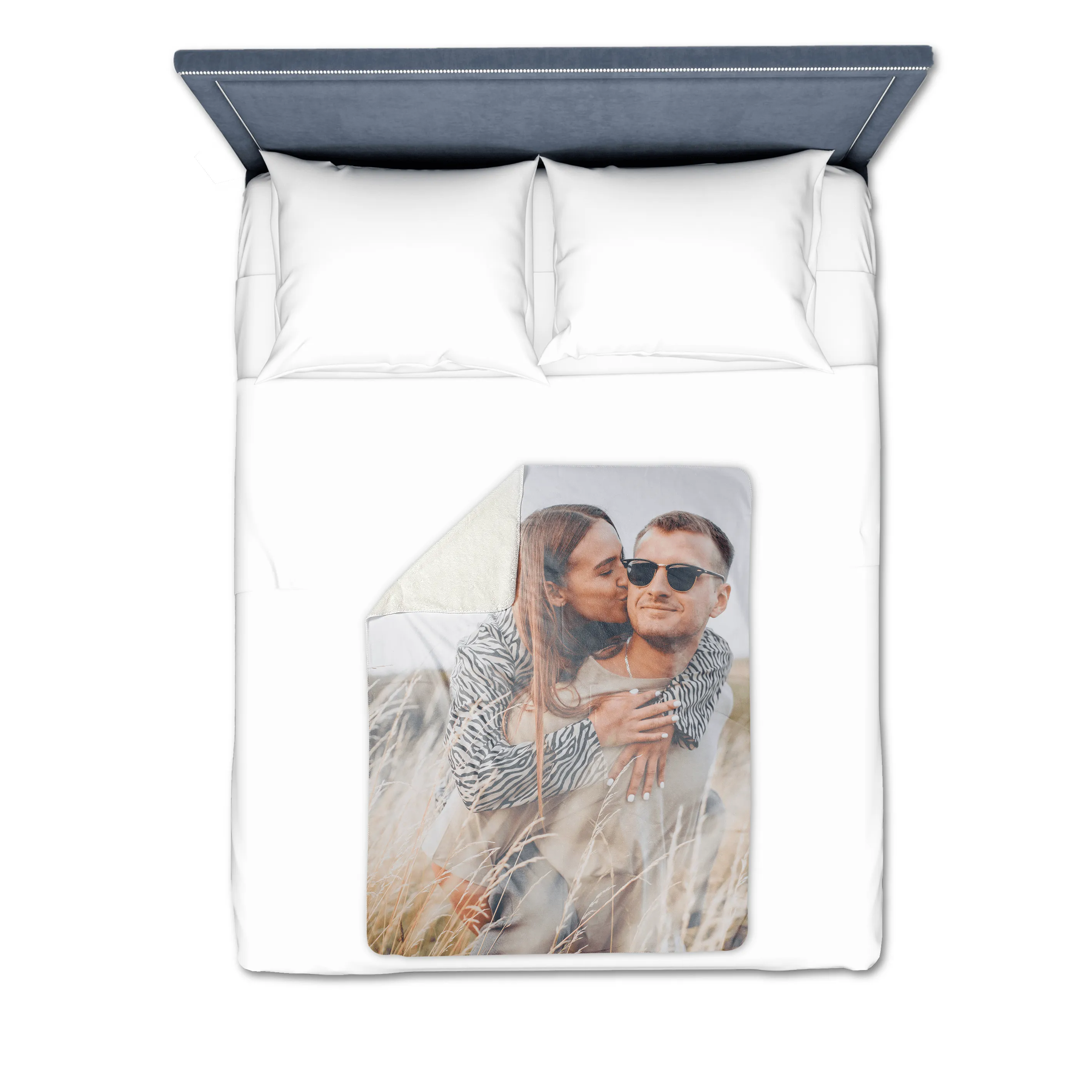 Nine Photos Gallery Premium Fleece Photo Blanket