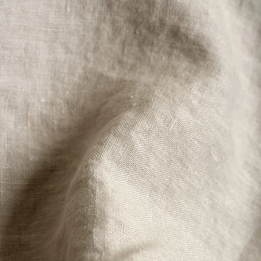 Oatmeal 100% Linen Duvet Cover