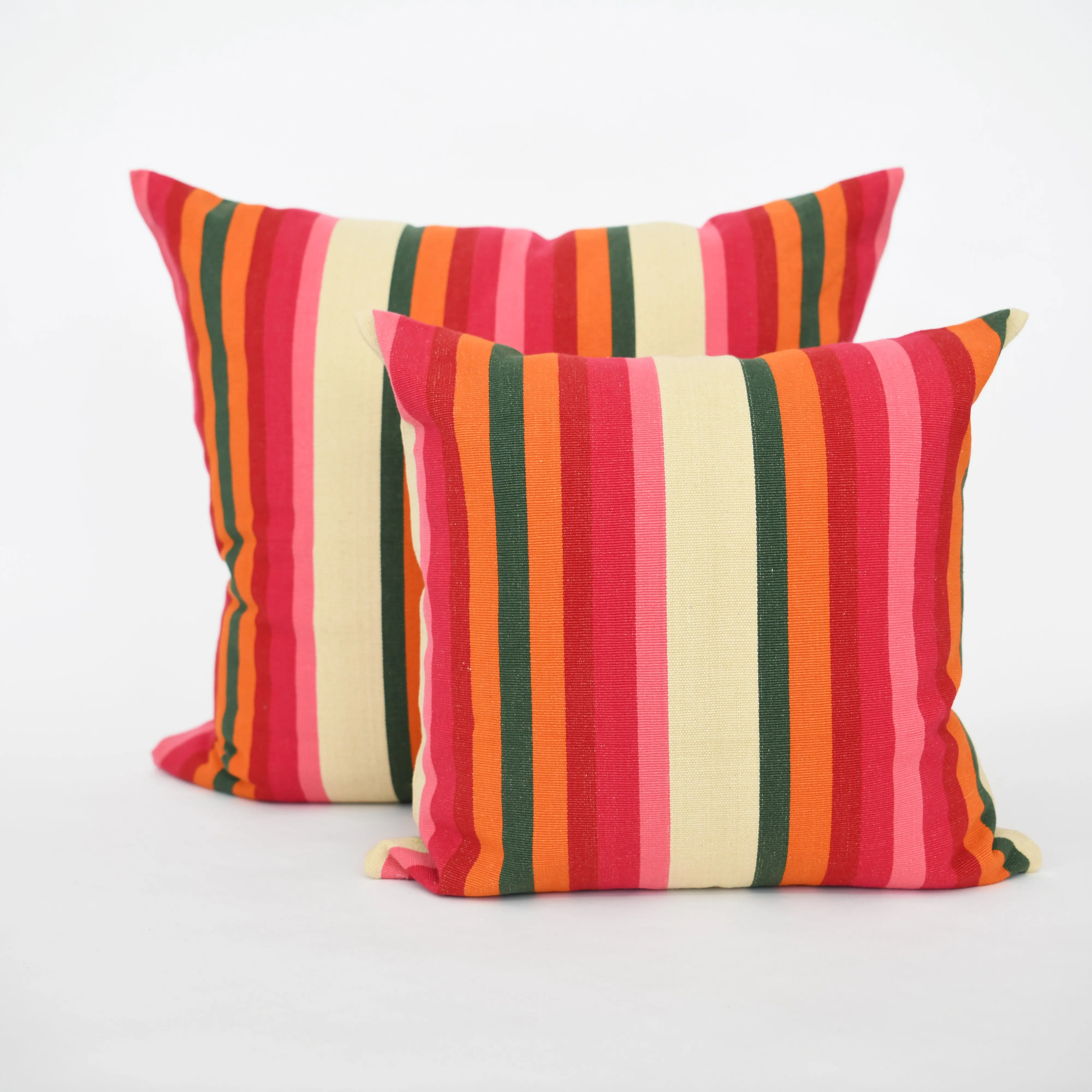 Olive   Rosa Cotton Stripe Pillow - 26" Square