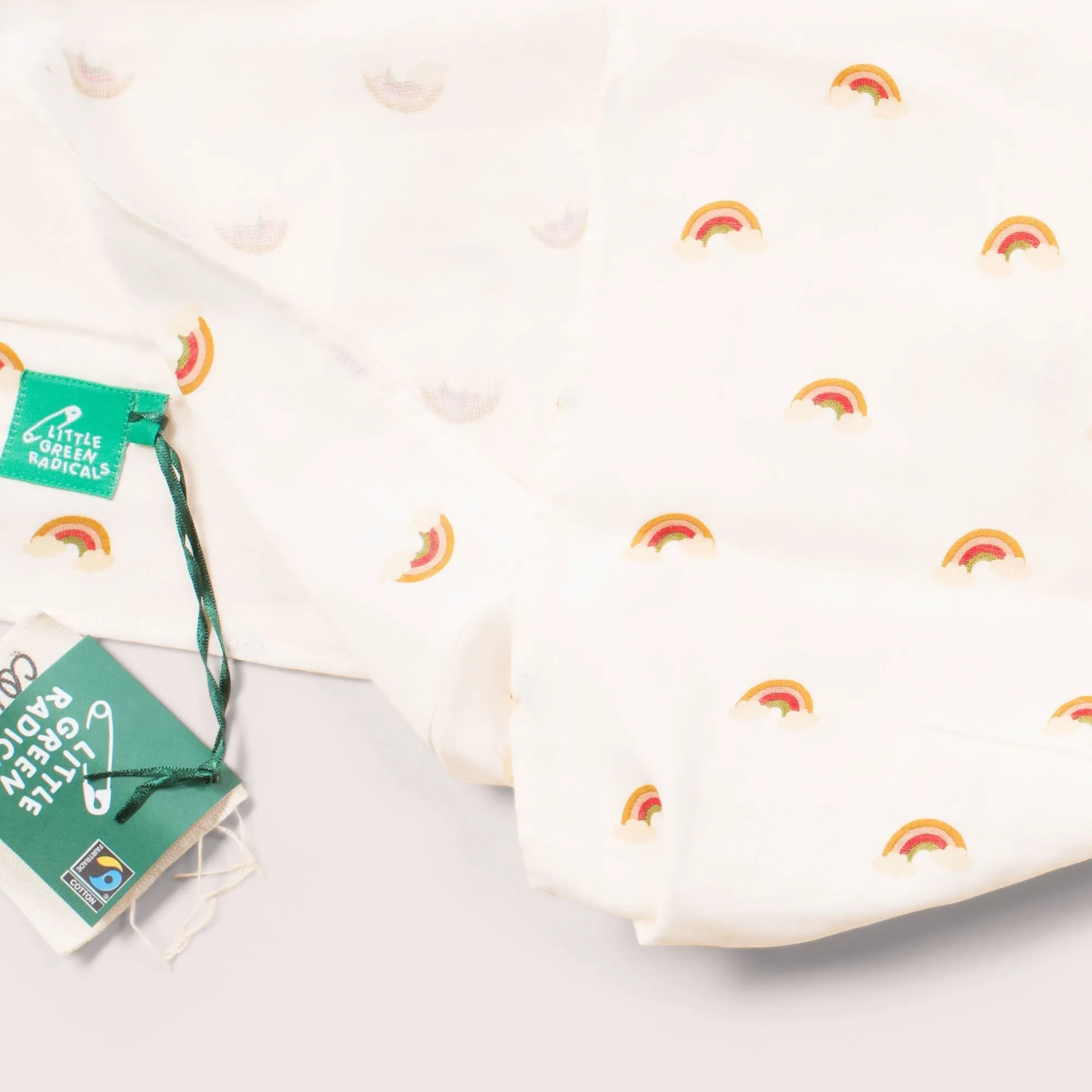 Over The Rainbow Organic Baby Muslin Set - 2 Pack