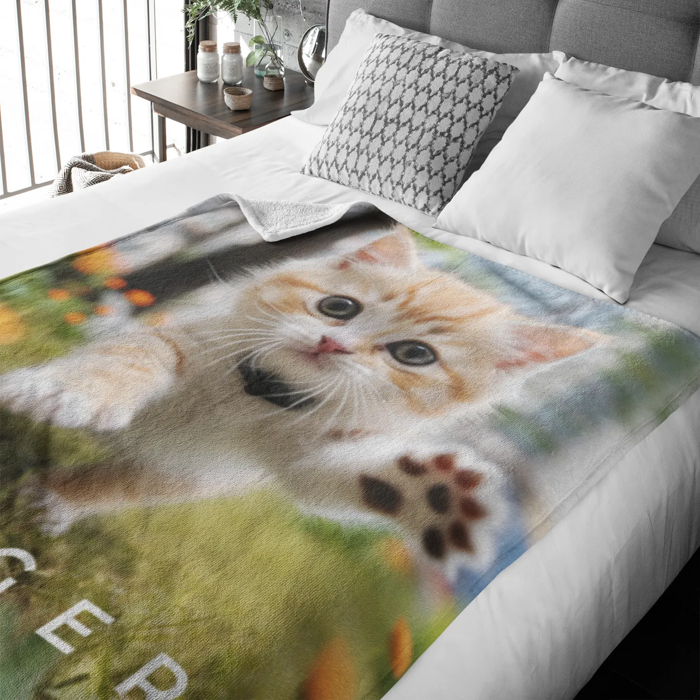 Pets Photo Gallery Vertical Premium Fleece Photo Blanket