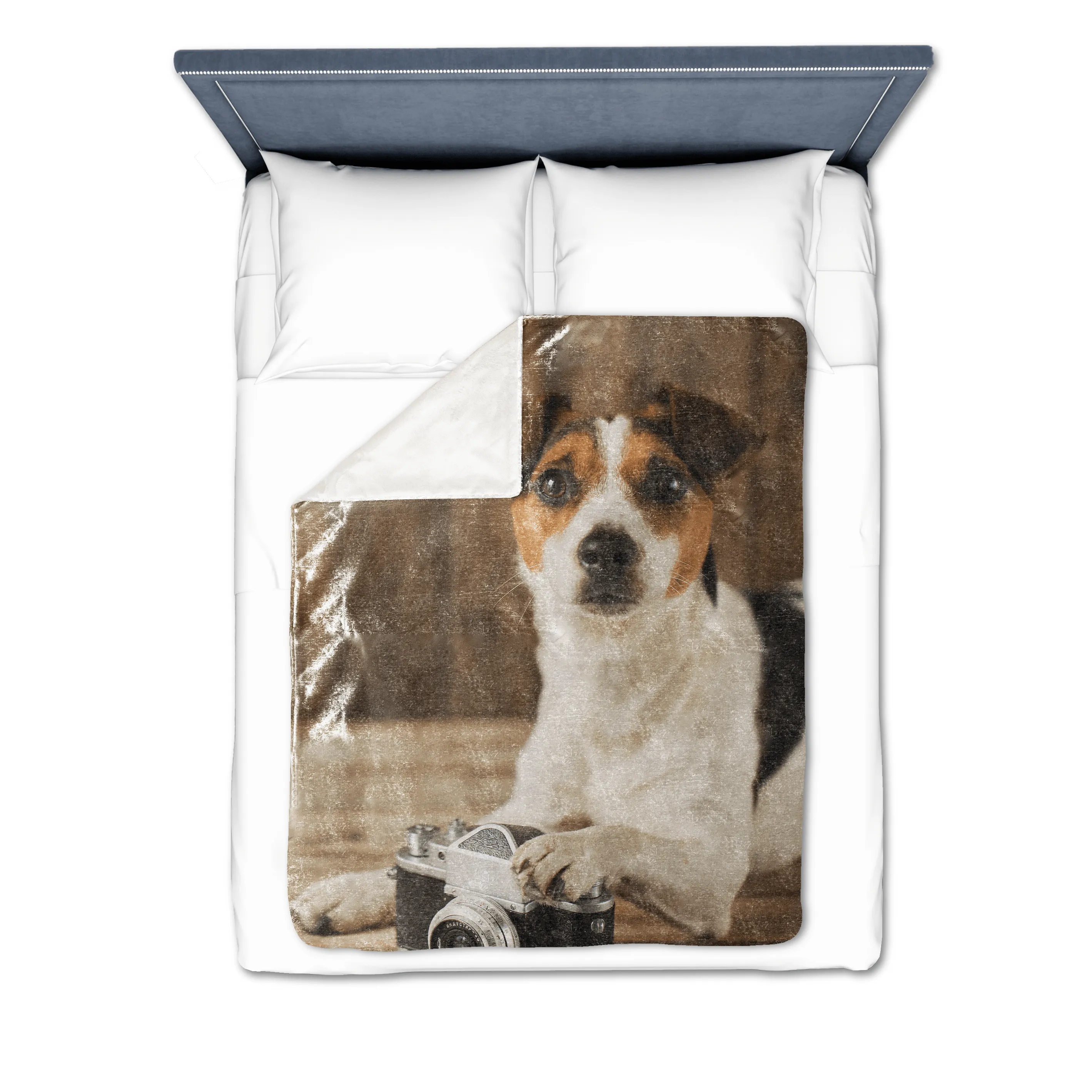 Pets Photo Gallery Vertical Premium Fleece Photo Blanket