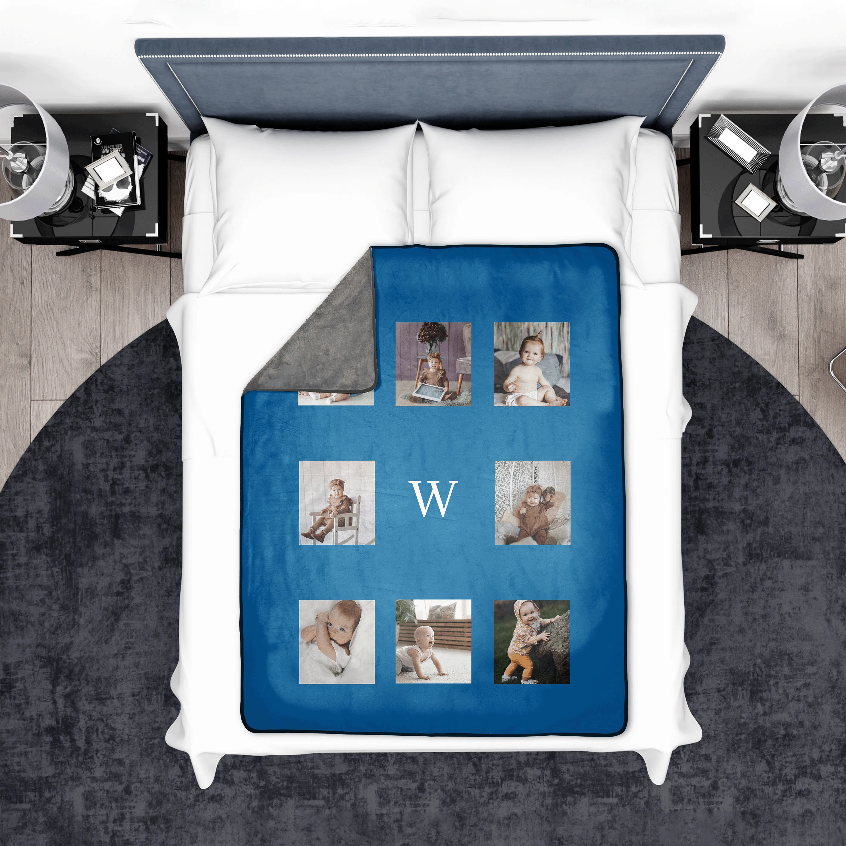 Pets Photo Gallery Vertical Premium Fleece Photo Blanket